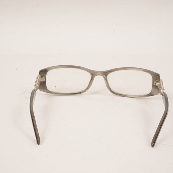 Jimmy Crystal NY ISIS Silver & Crystal Black Glasses 52-17 Frames Only - Picture 5 of 8